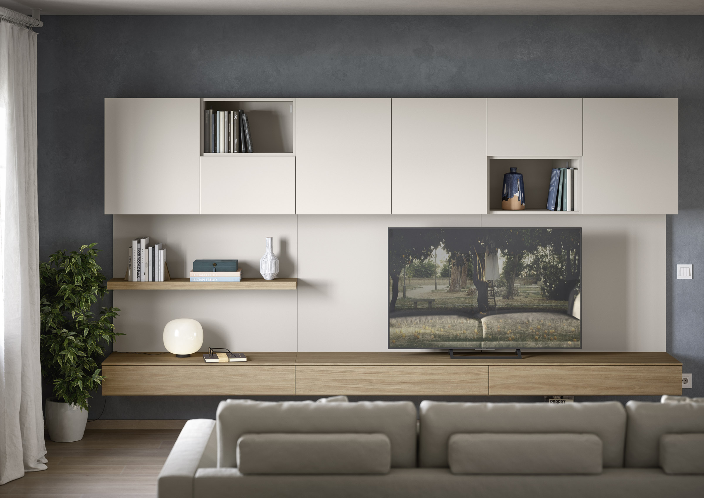 Strakke cinewall met slimme integratie