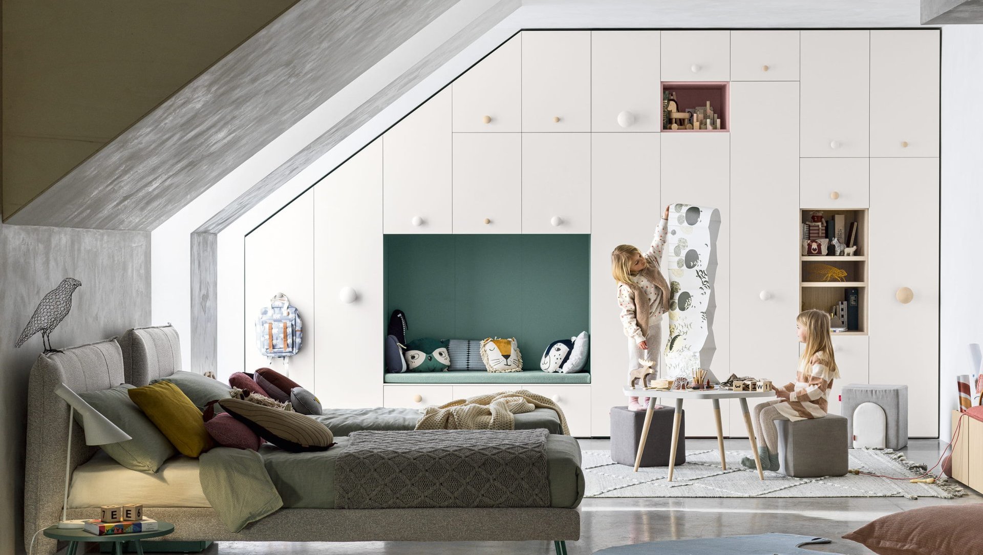 Ruimte winnen onder schuine daken - De Kastenmaker