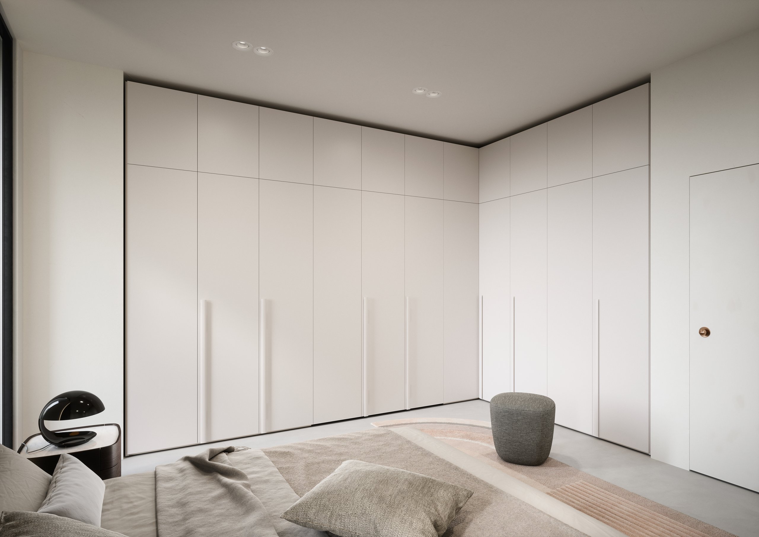 Draaideurkast wit - De Kastenmaker